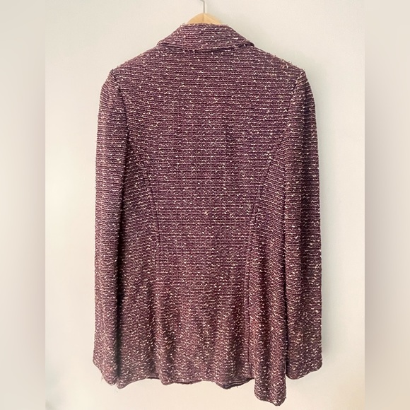 St. John Collection Tweed Blazer Jacket Texture Knit Multicolor - Picture 2 of 11